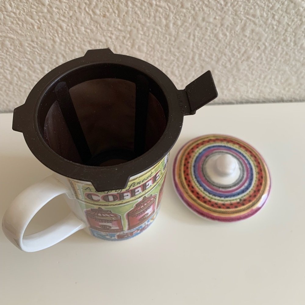 George Multicolor Coffee French Press Mug - Picture 6 of 11